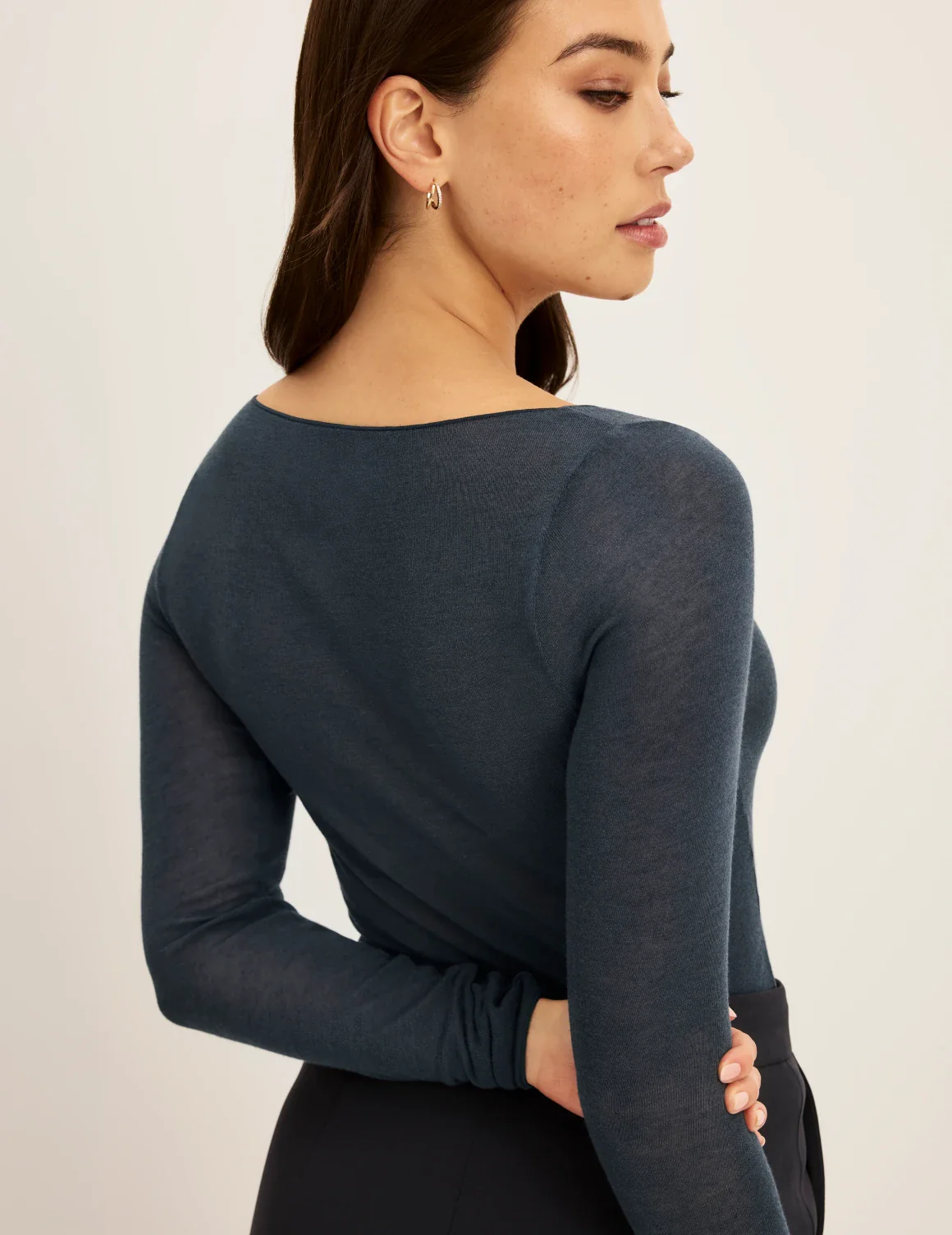 Cashmere Luxe Boatneck Top - Image 12