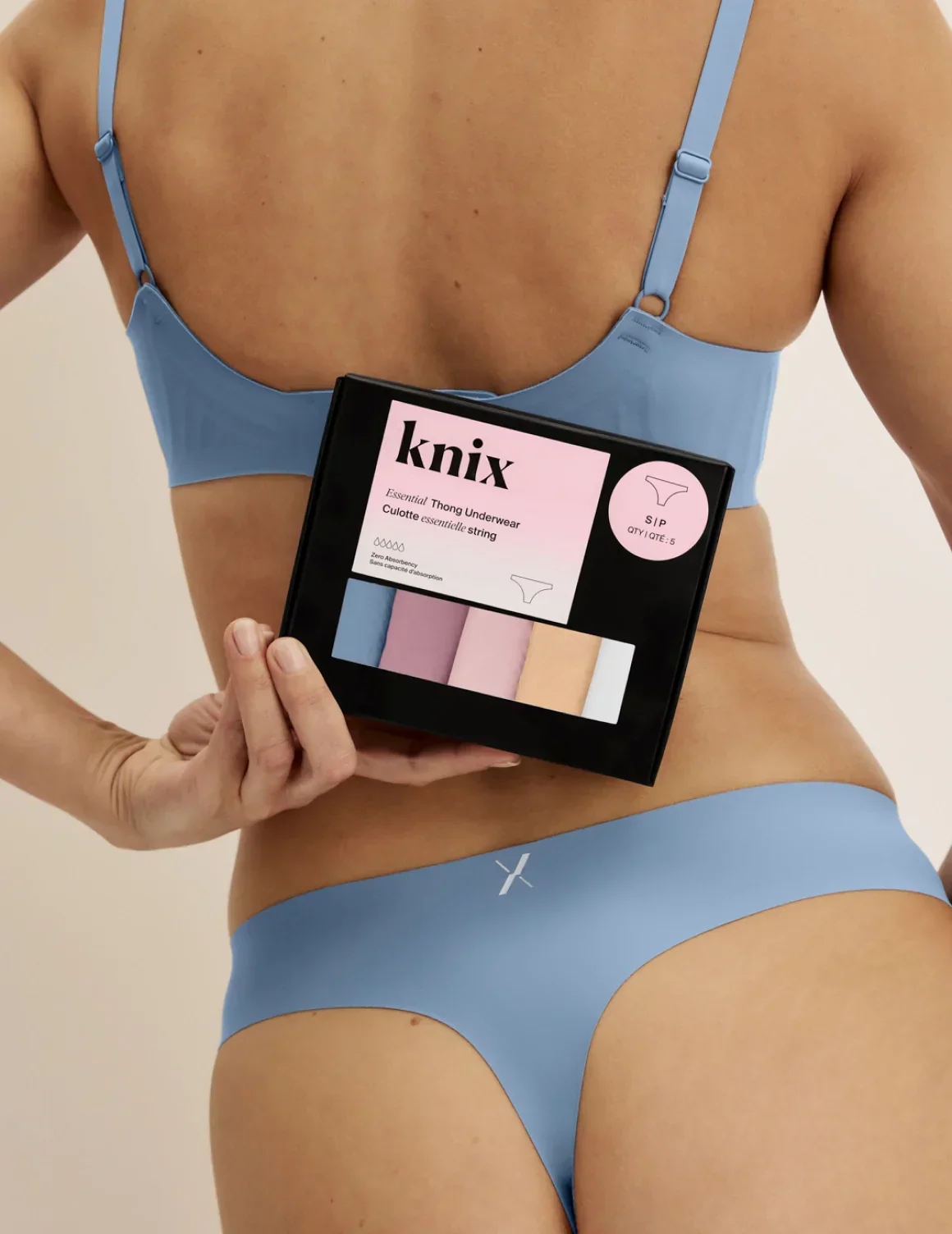 Essential No-Show Thong 5-Pack - Last Call - Image 9