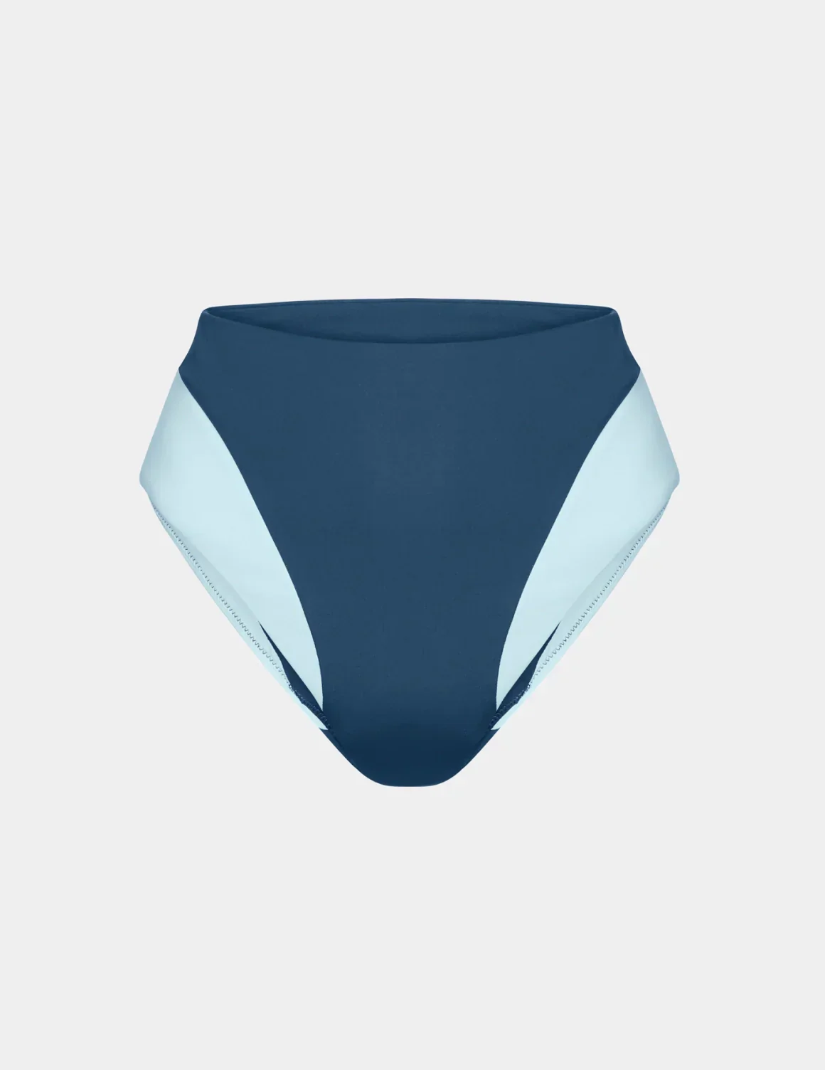 High Rise Bikini Swim Bottom - Color Block - Image 6