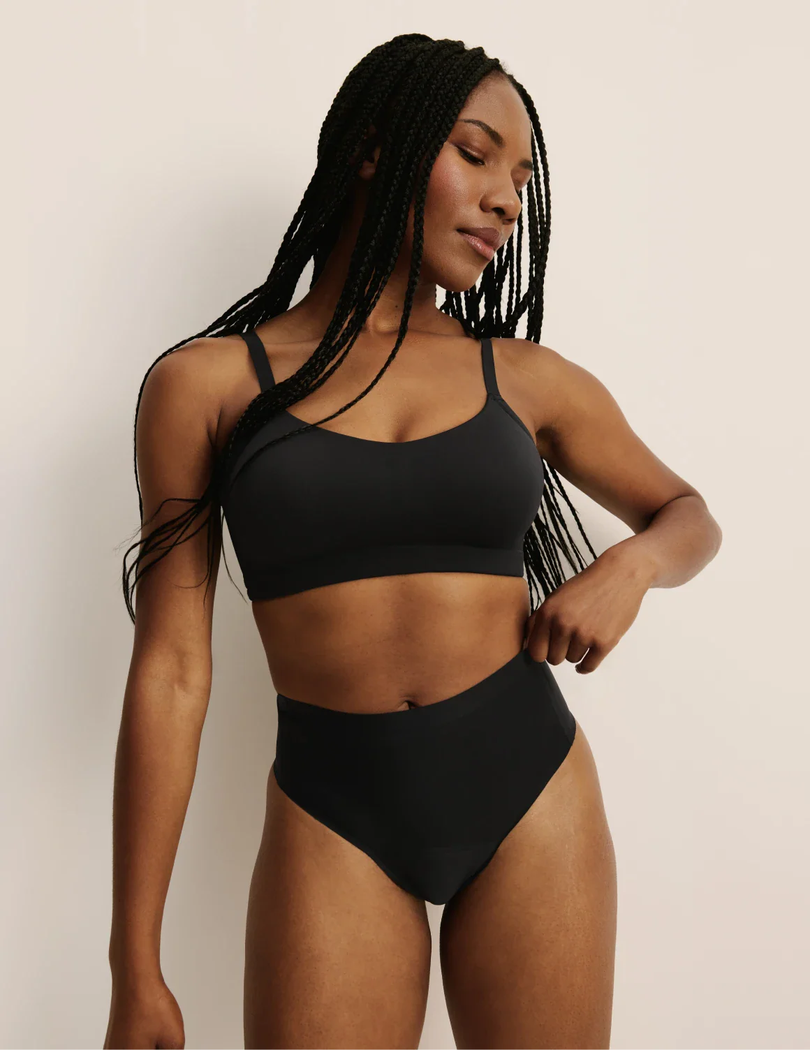 Light Leakproof No-Show High Rise Thong - Image 4