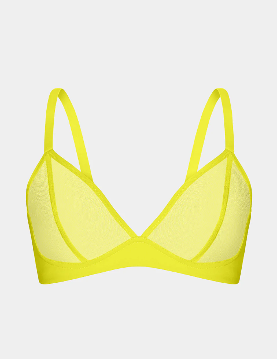 Mesh Deep V Bra - Image 44