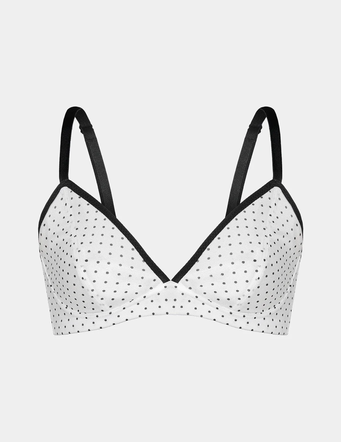 Mesh Deep V Bra - Image 56