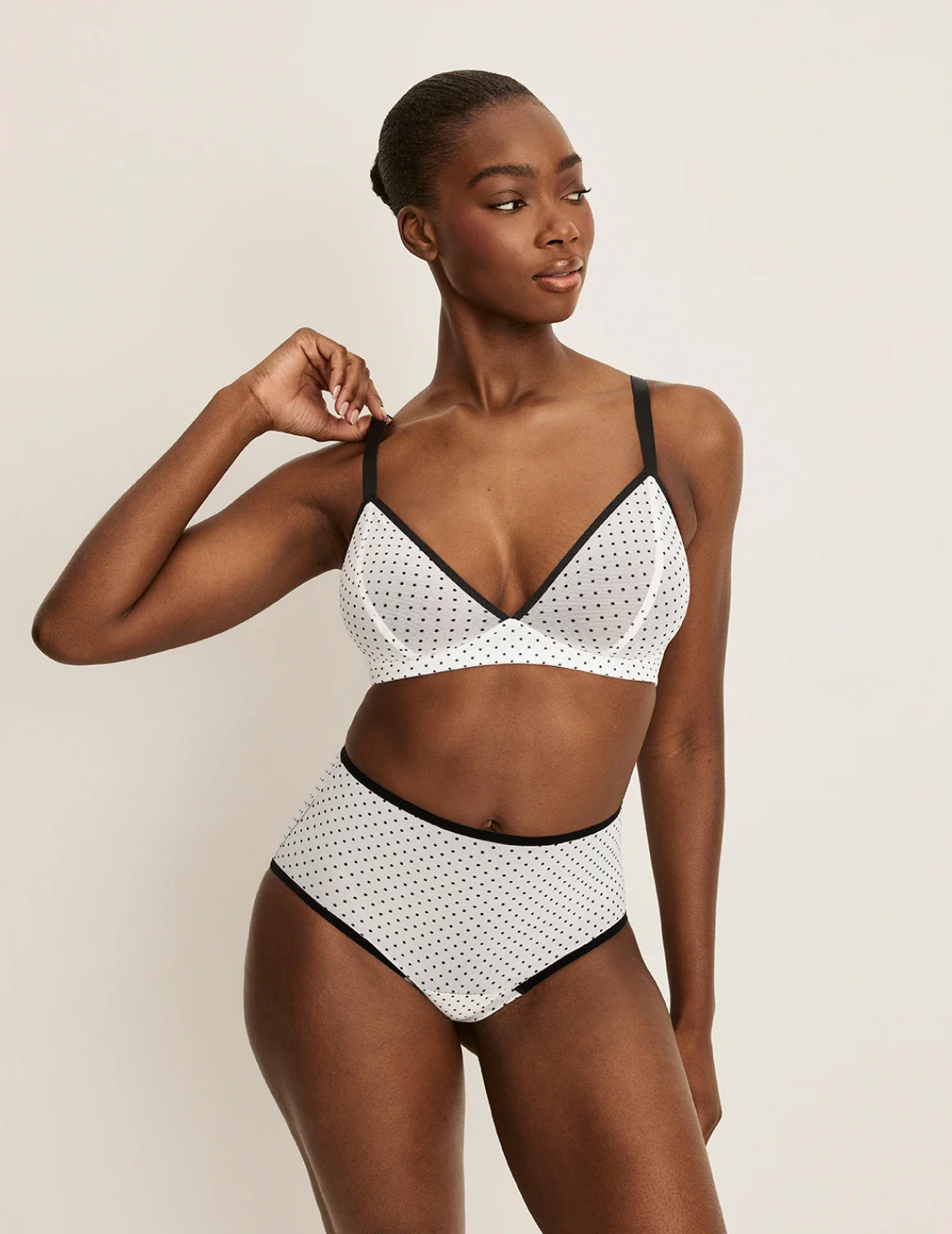 Mesh Deep V Bra - Image 58