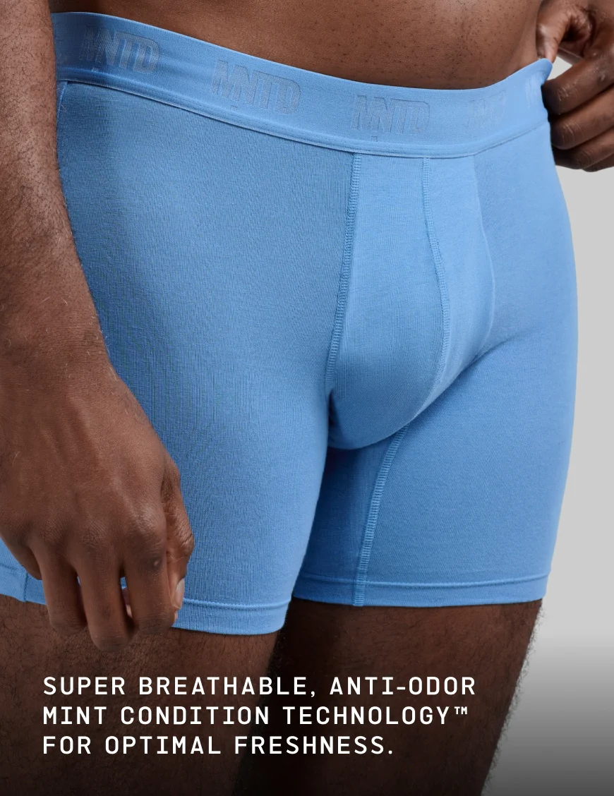 Men's Buffer Cotton Boxer Brief 3-Pack - Image 4