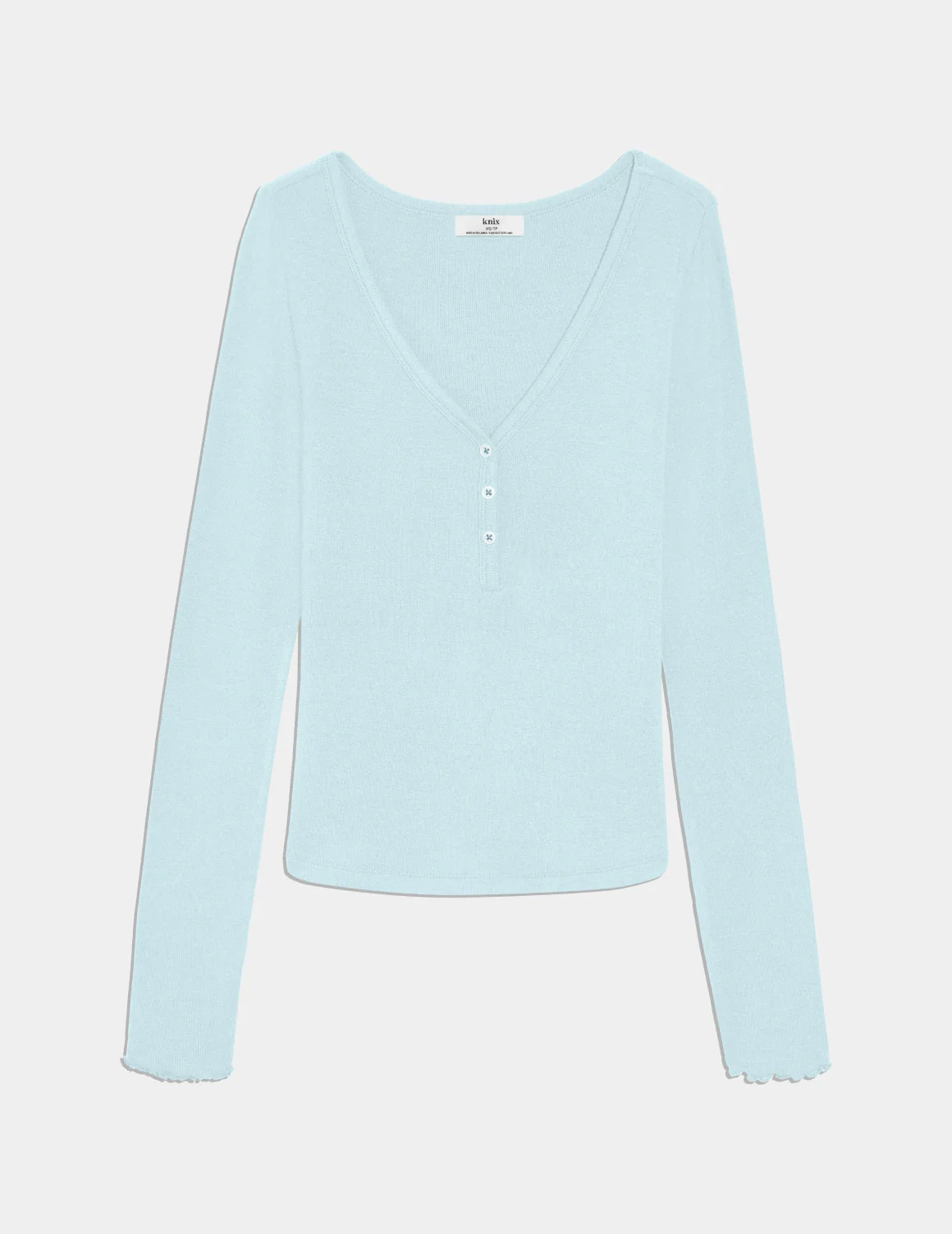 Modal Rib Long Sleeve Henley - Image 15