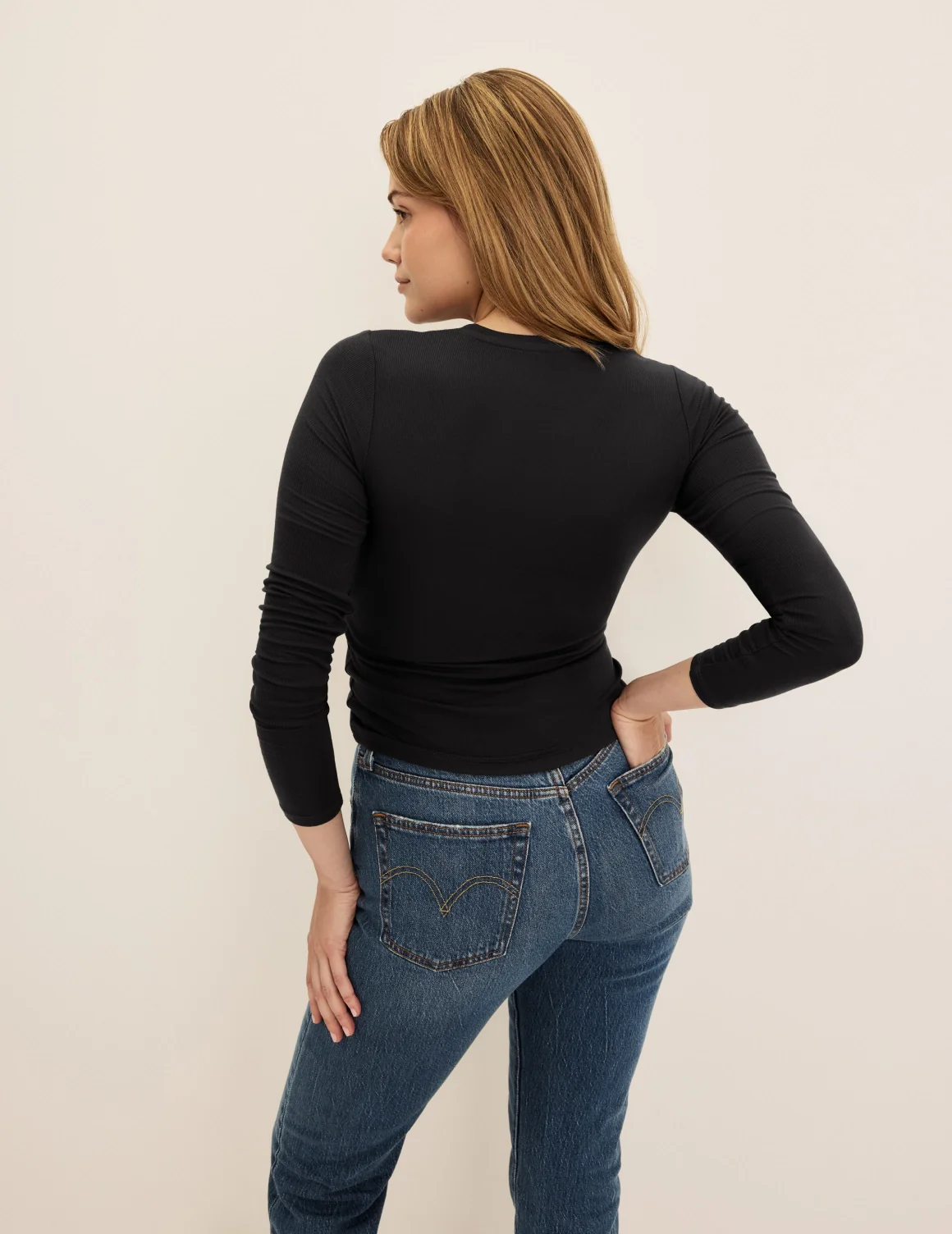 Modal Rib Long Sleeve - Image 3