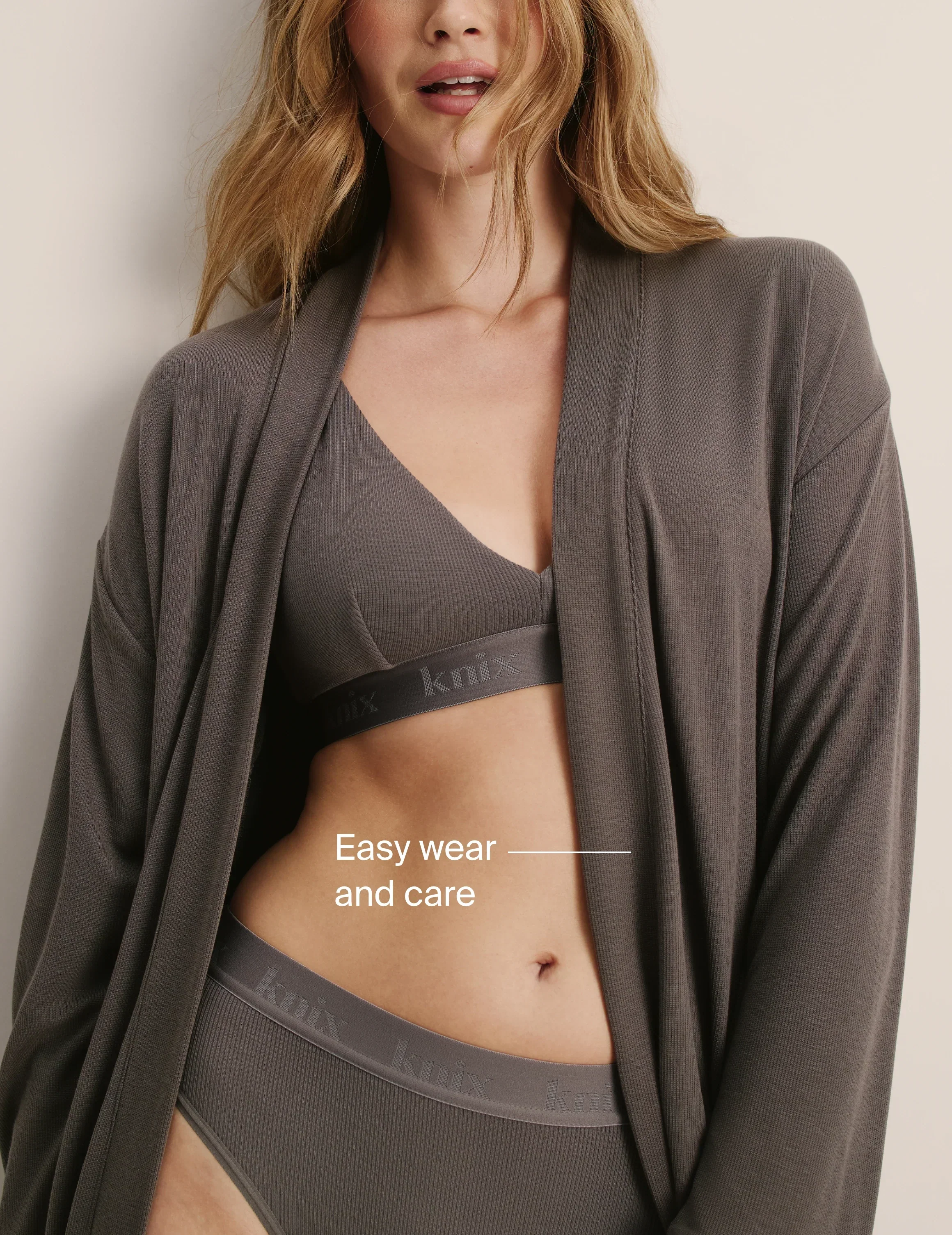 Modal Rib Robe - Last Call - Image 13
