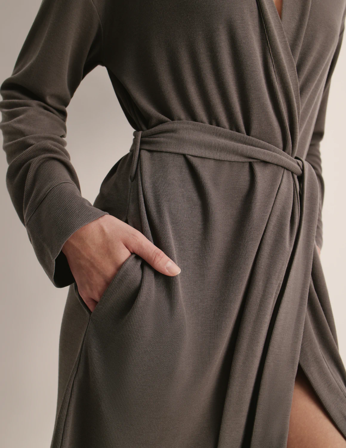Modal Rib Robe - Last Call - Image 7
