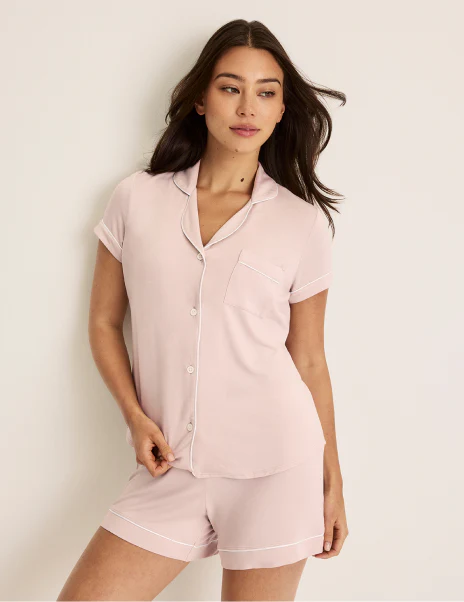 Modal Short Sleeve Sleep Set - Image 5