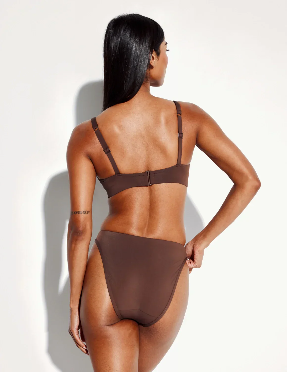 Ruched Deep V Bikini Top - Image 22