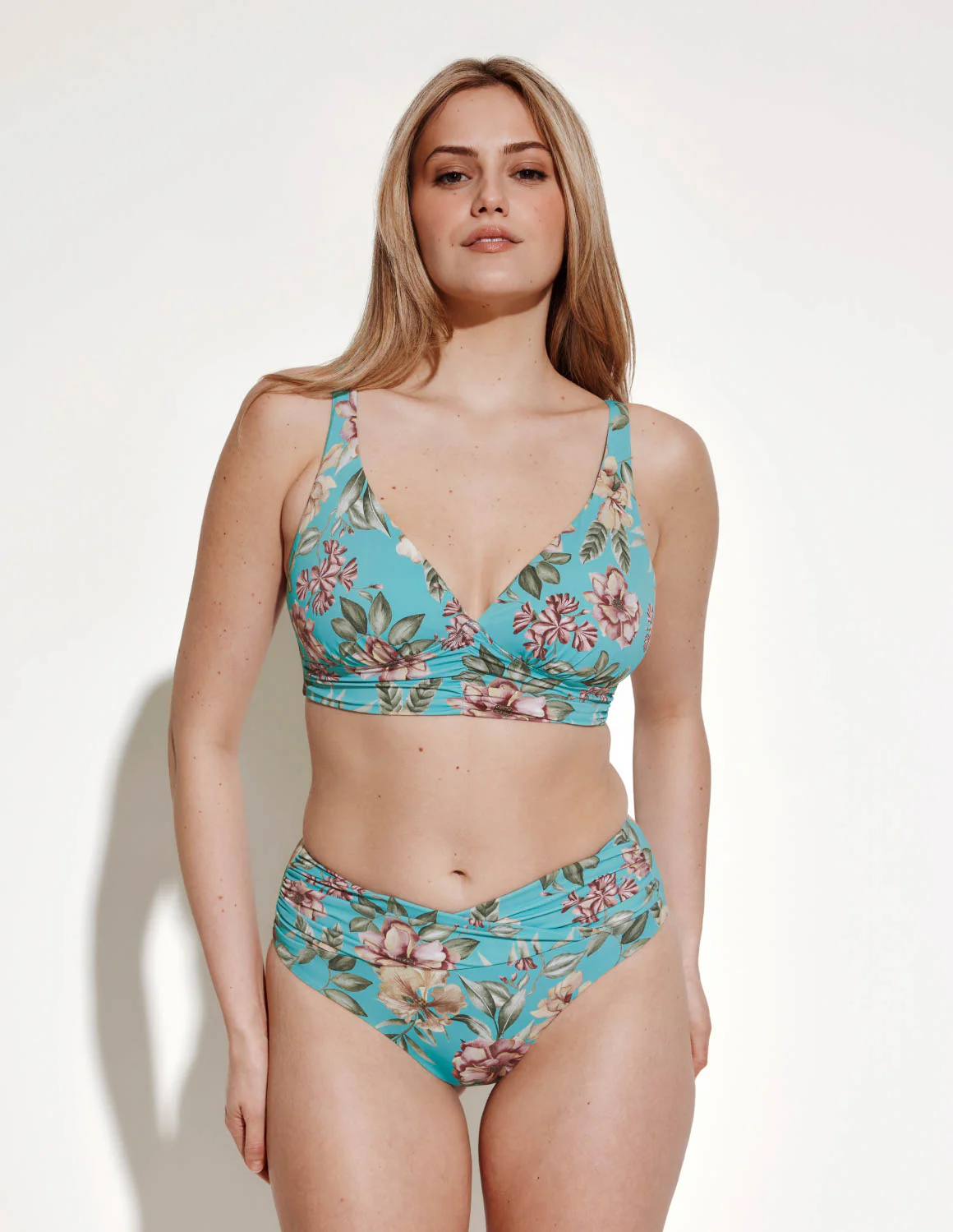 Sculpt Ruched Bikini Swim Bottom - Image 14