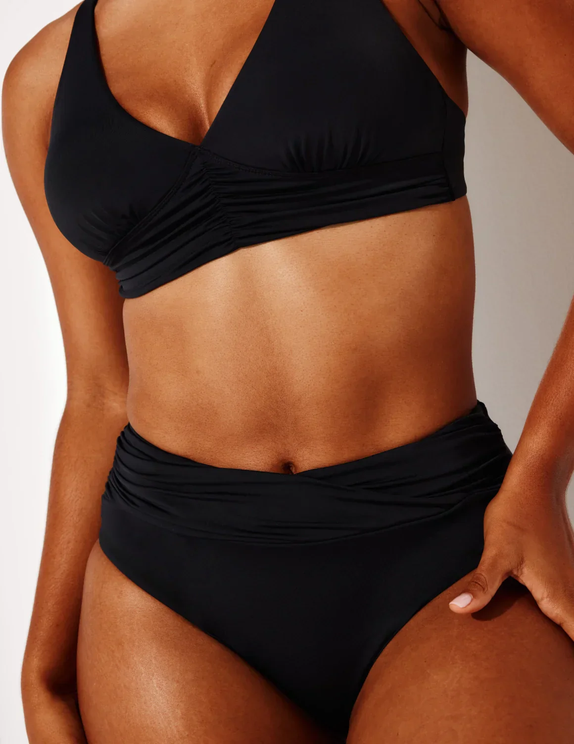 Sculpt Ruched Bikini Swim Bottom - Image 9