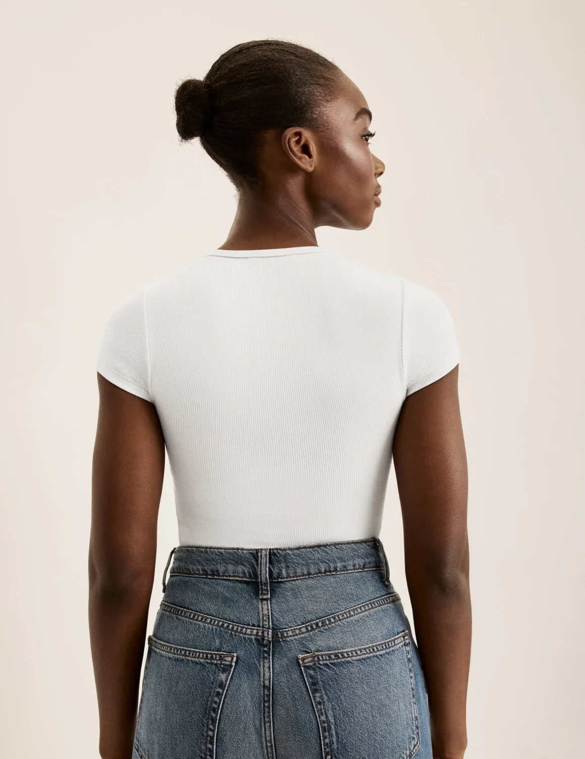 SculptRib™ Cotton T-Shirt - Image 15