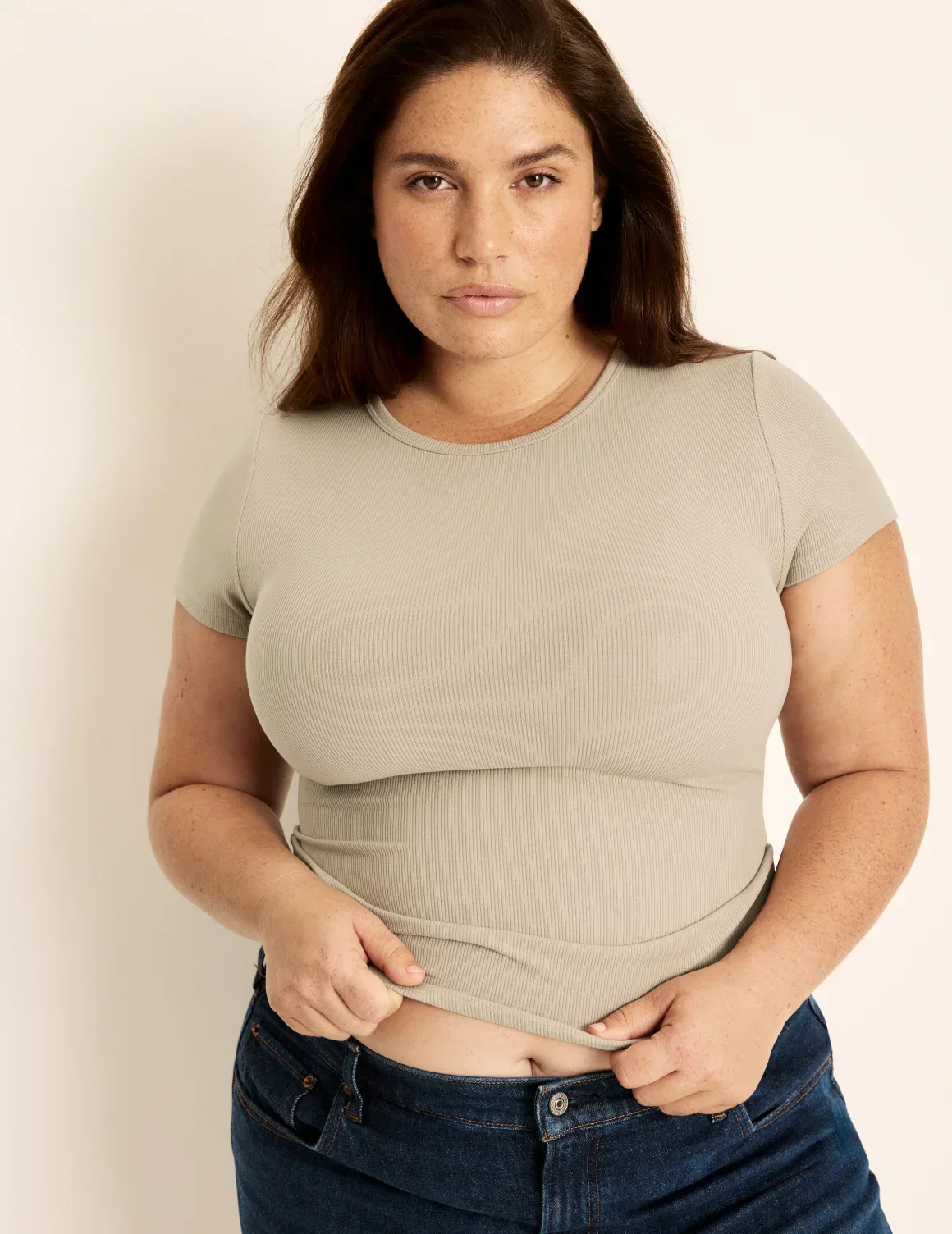 SculptRib™ Cotton T-Shirt - Image 23