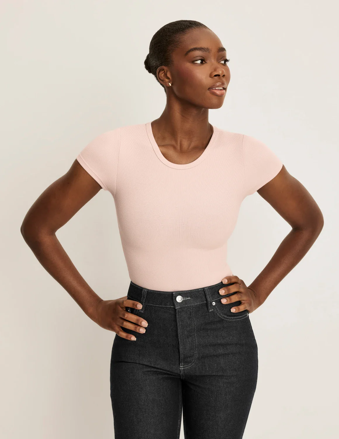 SculptRib™ Cotton T-Shirt - Image 25