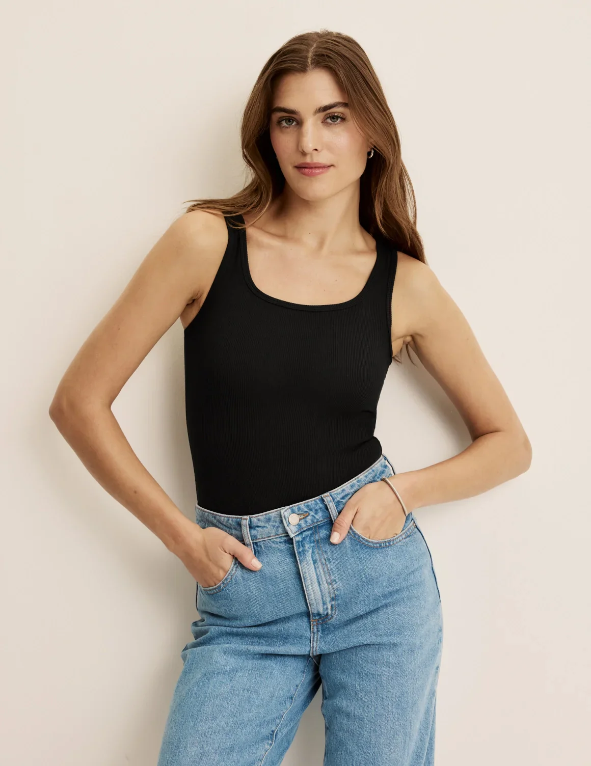 SculptRib™ Cotton Tank Bodysuit - Image 6