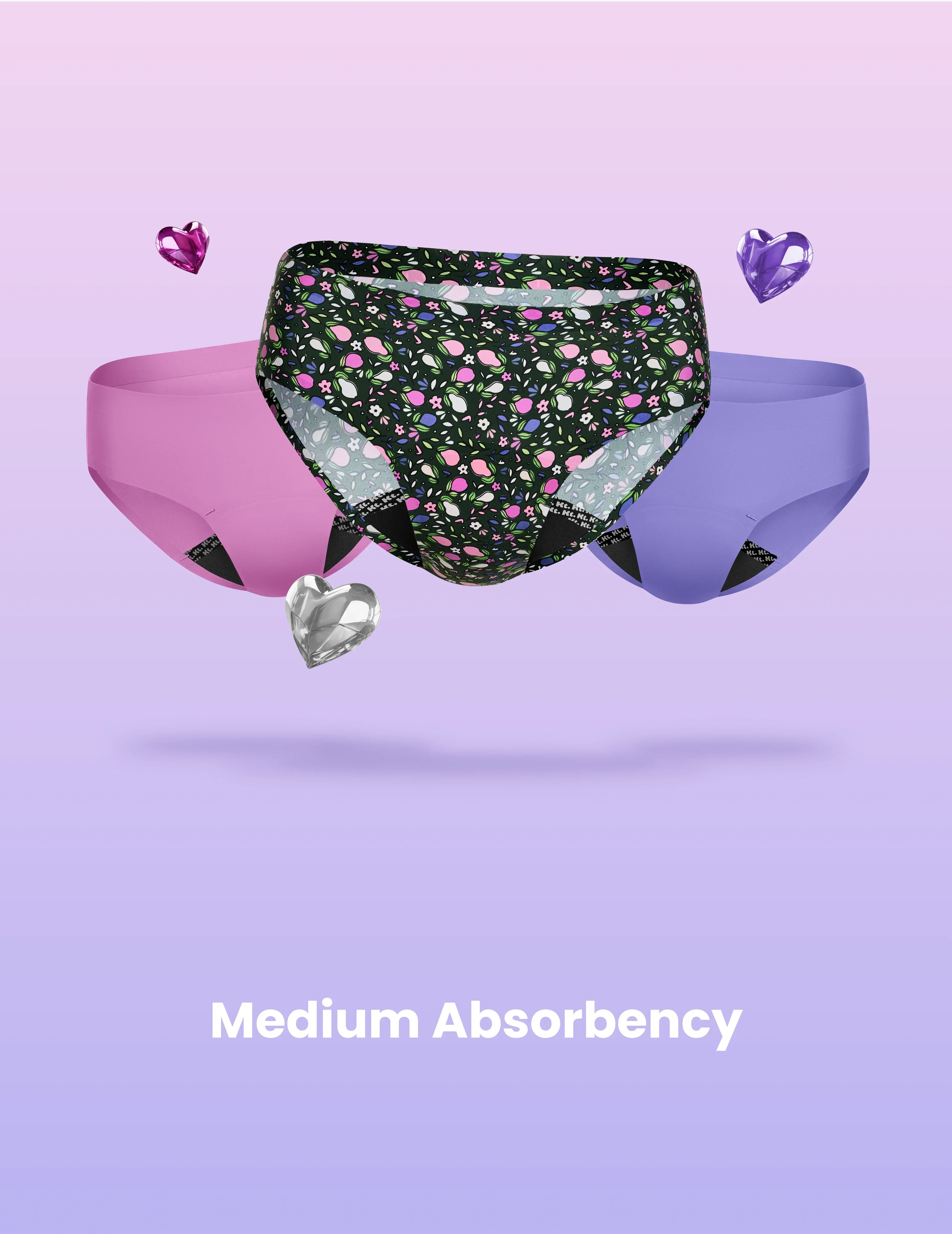 Teen Leakproof UltraThin No-Show Bikini 3-Pack - Image 8