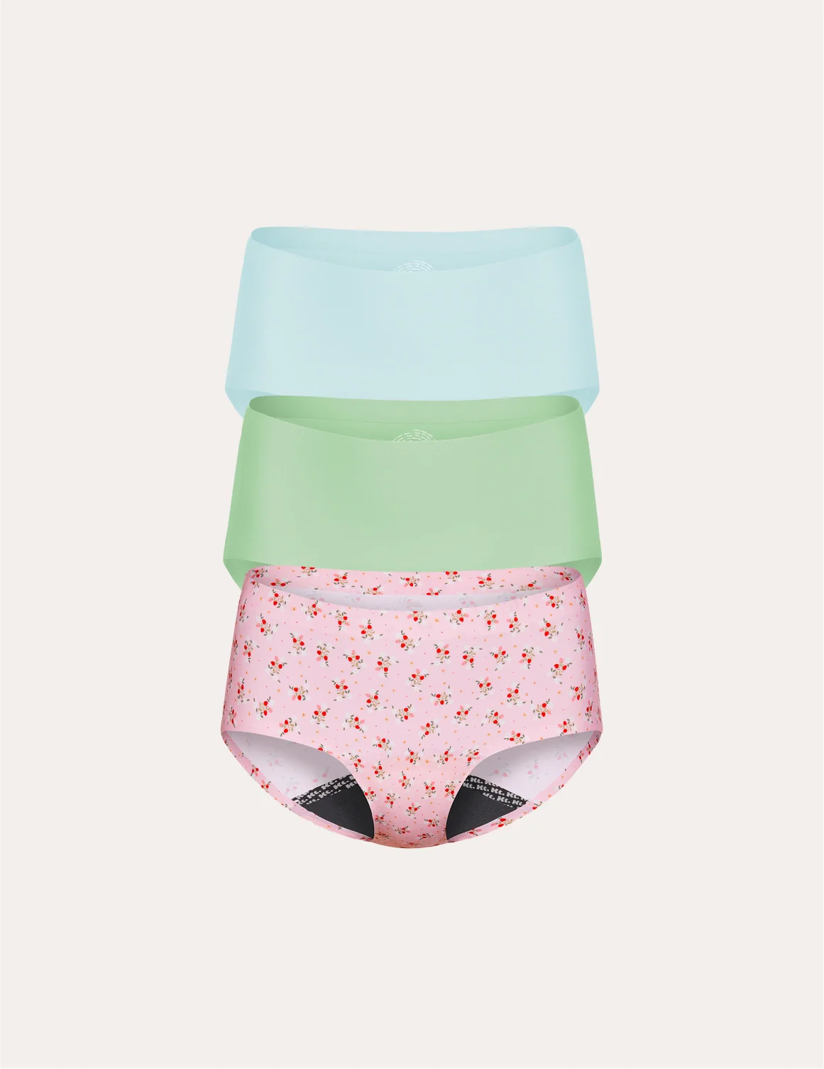 Teen Leakproof UltraThin No-Show Boyshort 3-Pack - Image 46