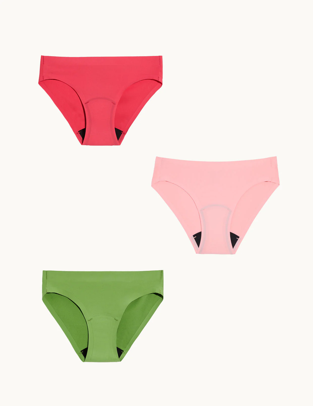 Teen Light Leakproof No-Show Bikini 3-Pack - Image 10
