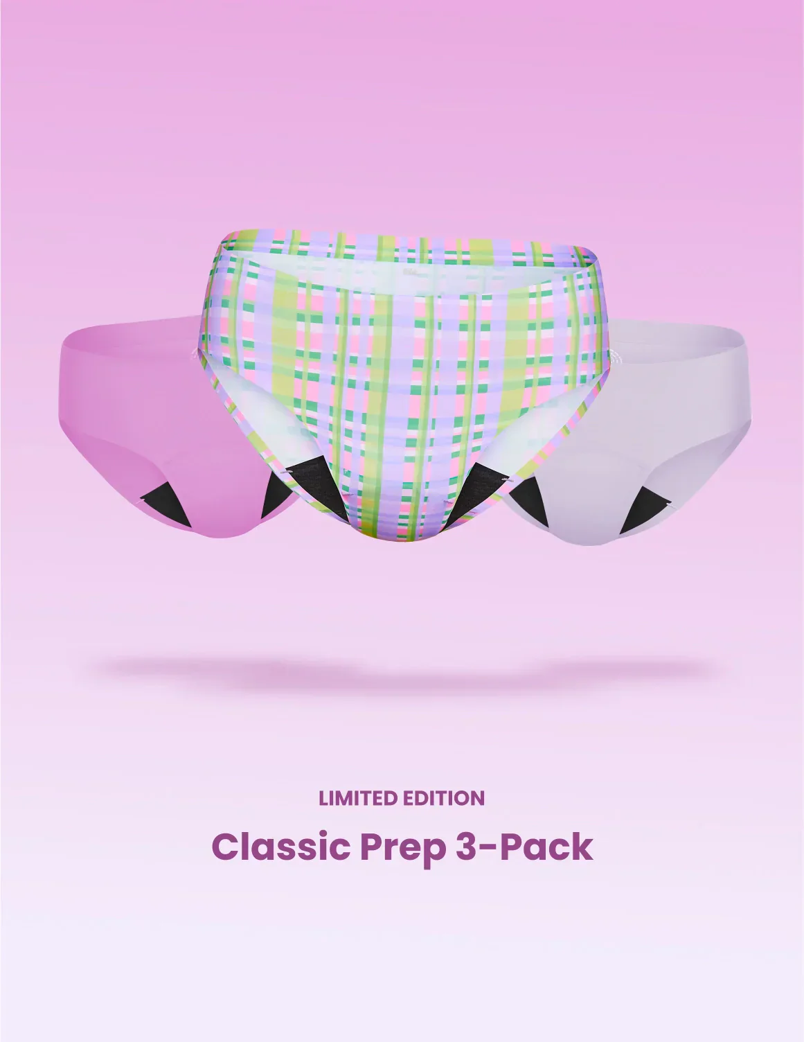 Teen Light Leakproof No-Show Bikini 3-Pack - Image 15