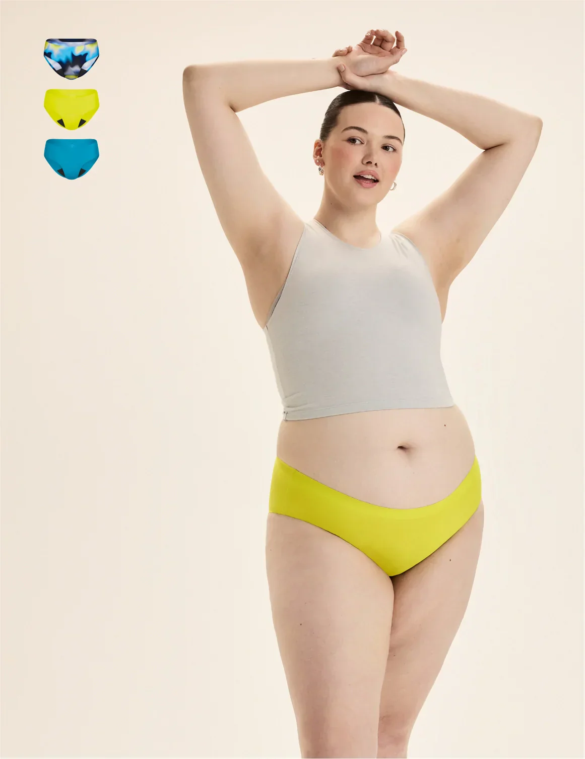 Teen Light Leakproof No-Show Bikini 3-Pack - Image 24