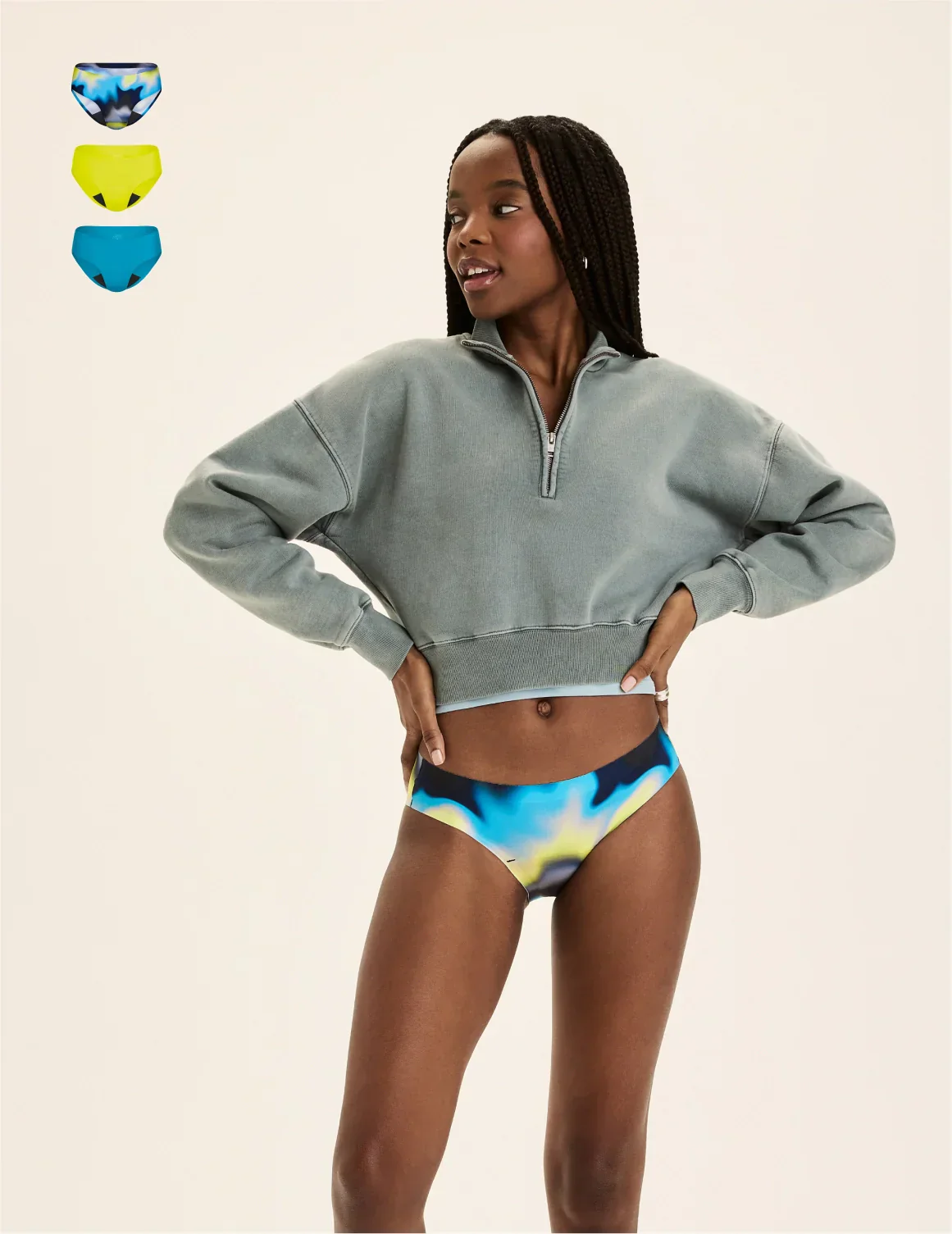 Teen Light Leakproof No-Show Bikini 3-Pack - Image 3