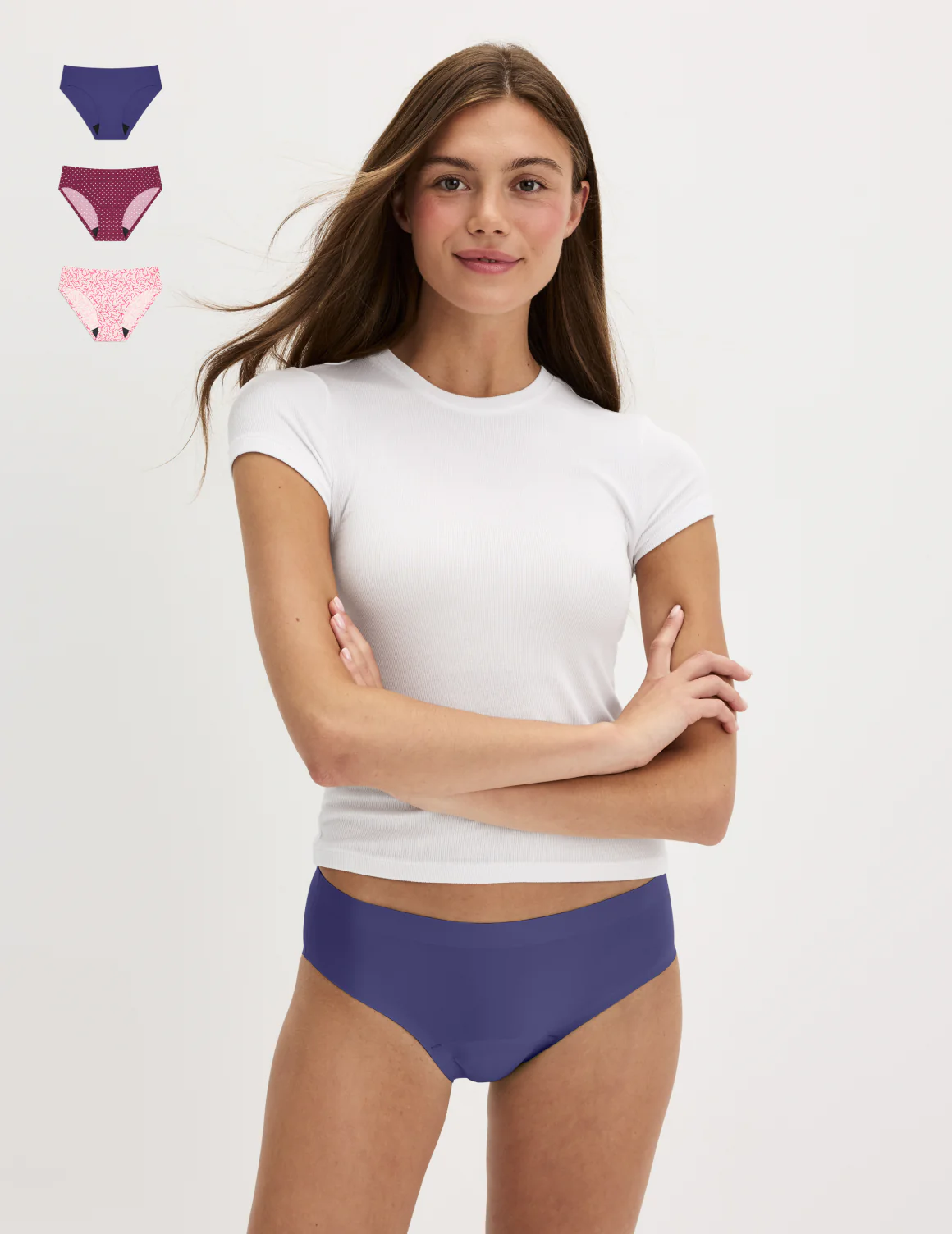 Teen Light Leakproof No-Show Bikini 3-Pack - Image 62