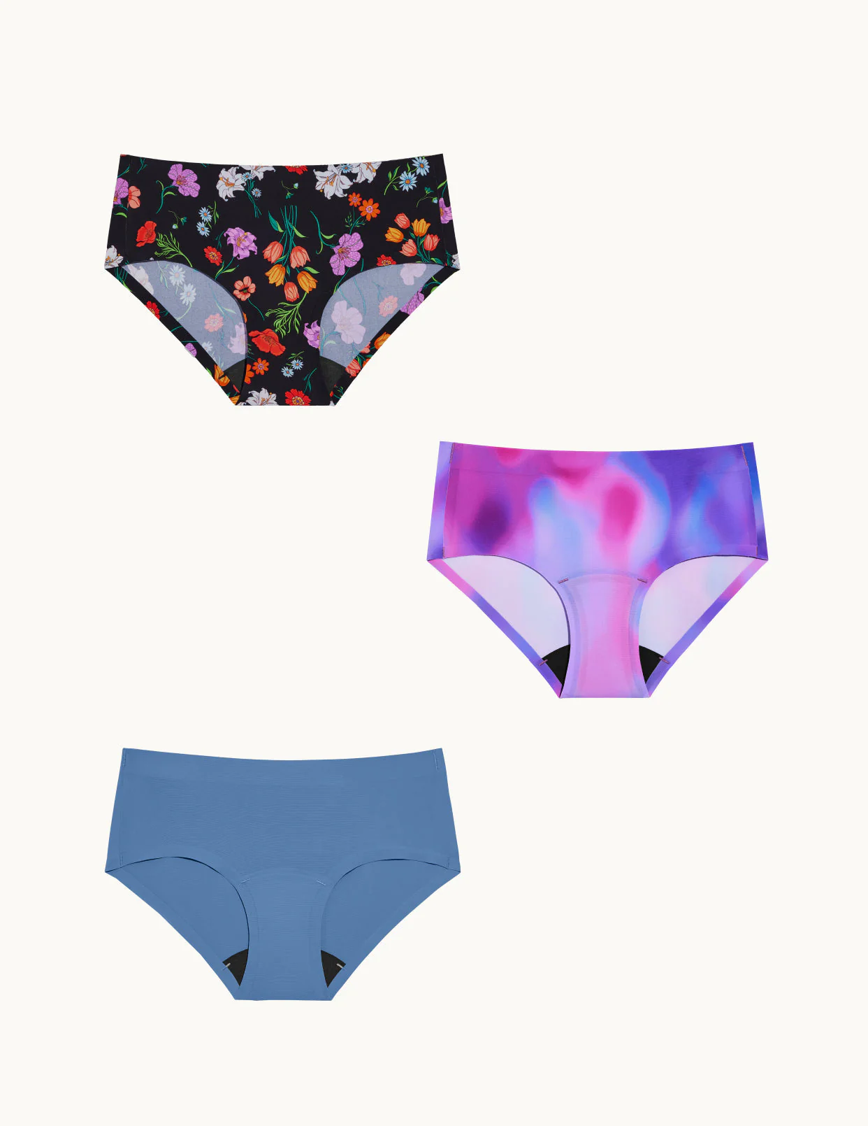 Teen Light Leakproof No-Show Boyshort 3-Pack - Image 47