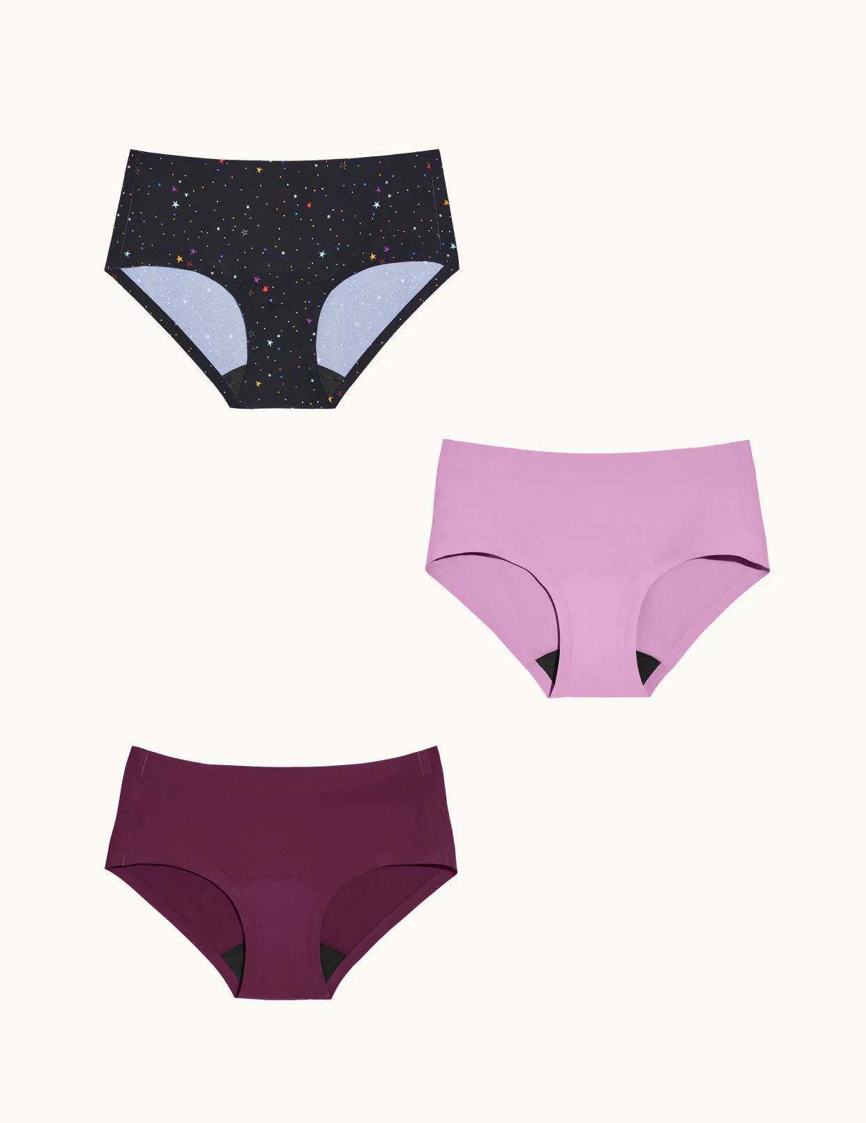 Teen Light Leakproof No-Show Boyshort 3-Pack - Image 8